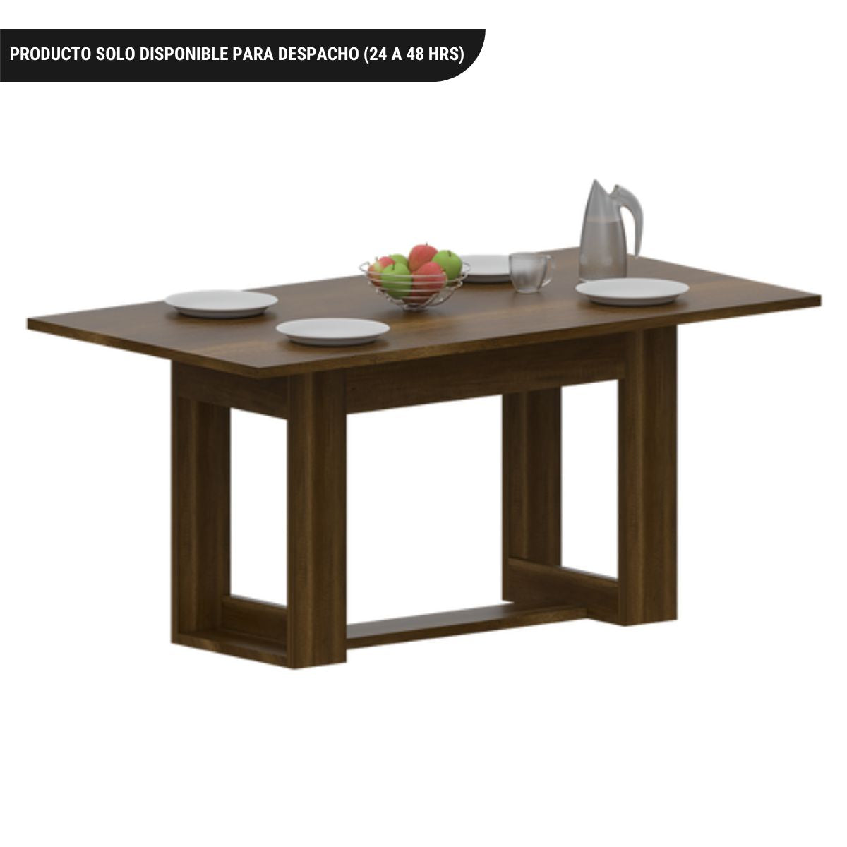 Mesa de Comedor Volterra, Caramelo, con amplia superficie 160