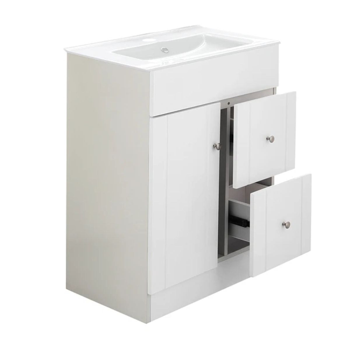 Kit Mueble + Vanitorio Blanco 60x80x40cm