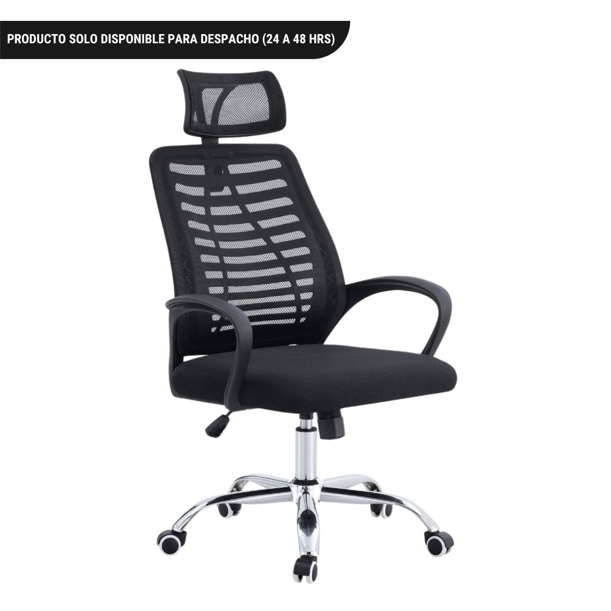 Silla De Oficina Ejecutiva Madrid Ergonómica Color Negro BM-805