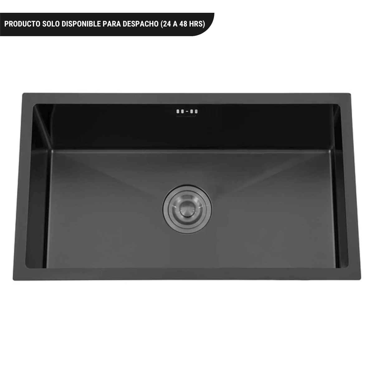 Lavaplatos Deluxe Bajo Cubierta 75x46 Cm Plomo Incluye Accesorios