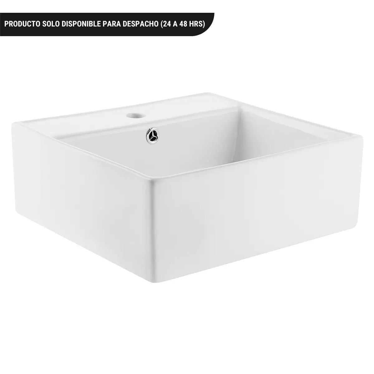 Lavamanos Sobreponer/Muro SLC844B/ 46x46x16cm