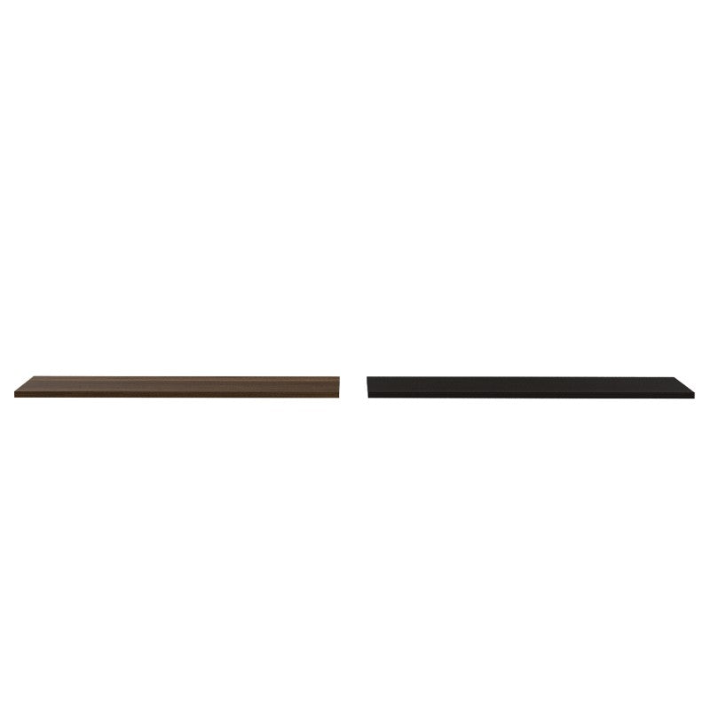 Repisa Wall Z,160, Caramelo y Wengue, ideal para colocar objetos