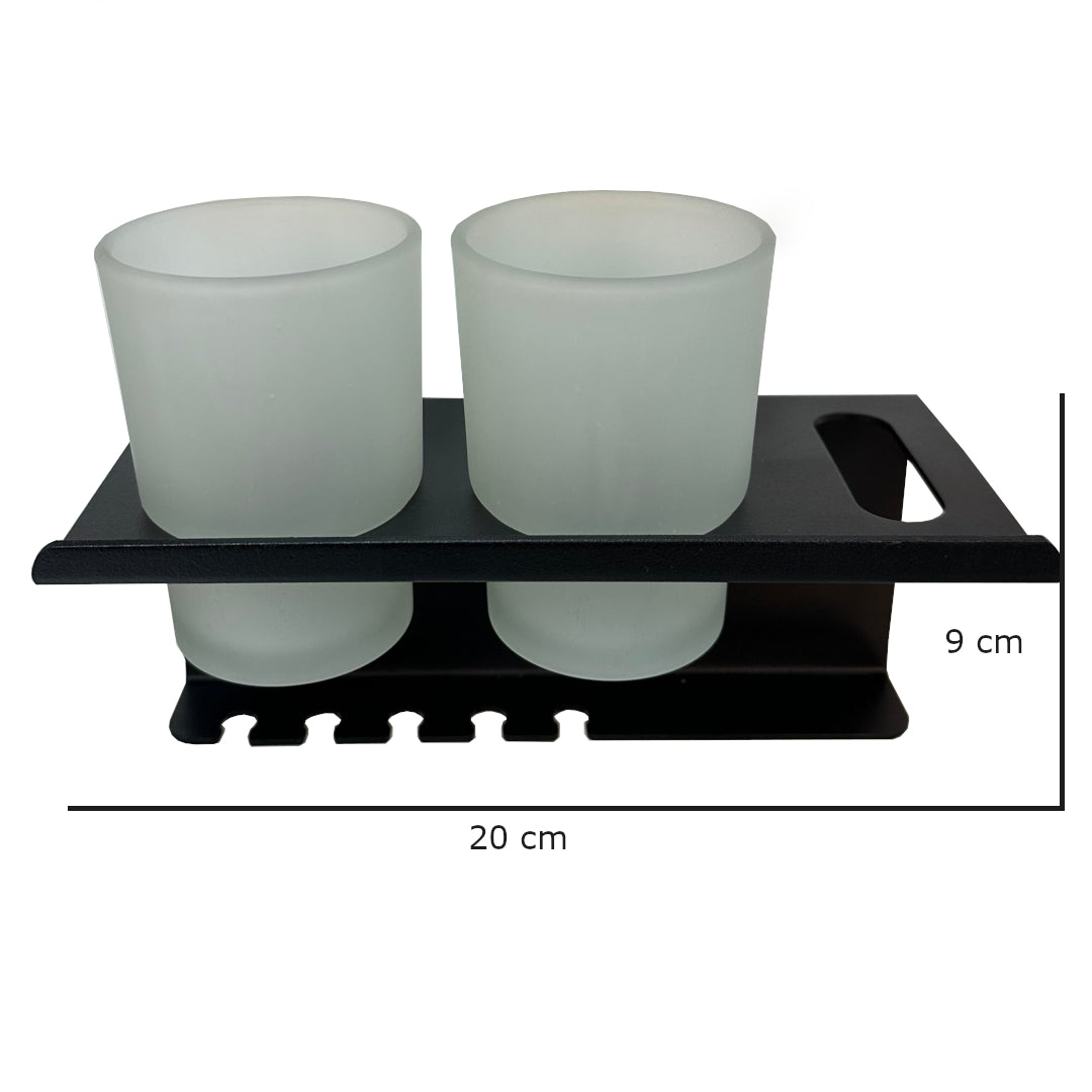 Soporte Metálico para Cepillos de Dientes