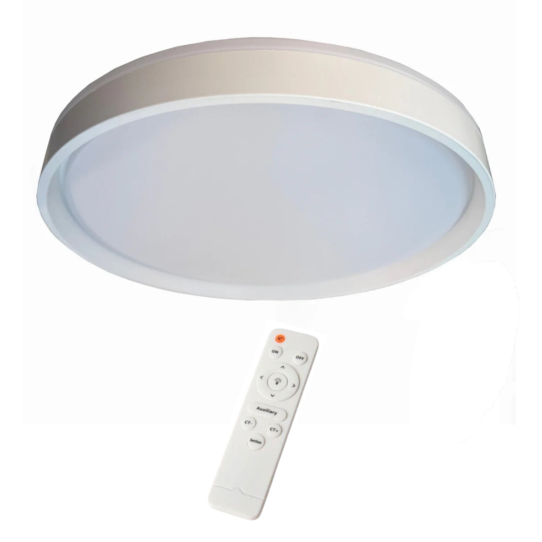 Foco Led Decorativo Redondo Blanco TAURUS II 48w 48 cm