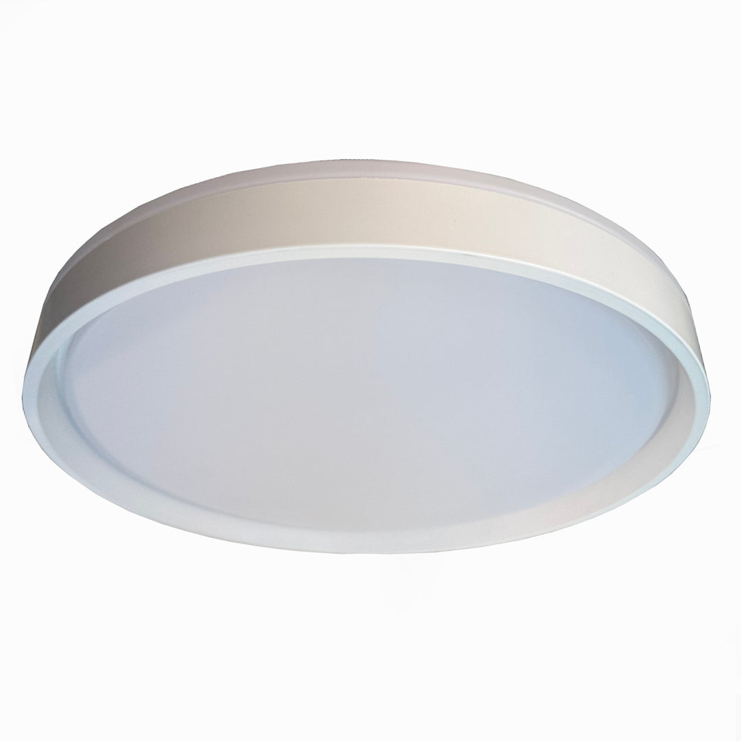 Foco Led Decorativo Redondo Blanco TAURUS II 48w 48 cm