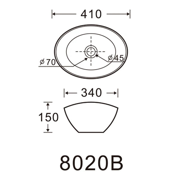 Loza Lavamanos Sobreponer RS1101B