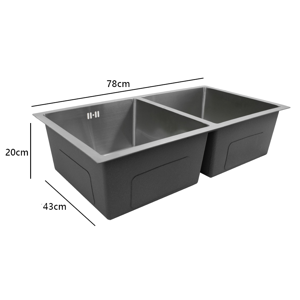 Lavaplatos 78X43 cm C Plata