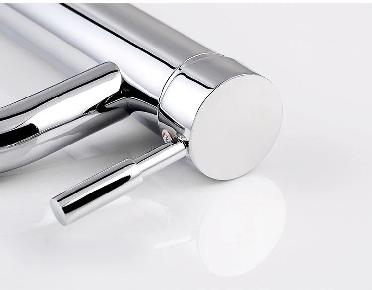 Llave Monomando Baño Lavamanos Plata