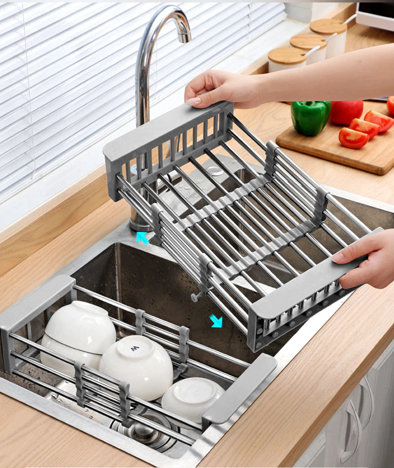 Escurridor De Platos Ajustable Para Cocina