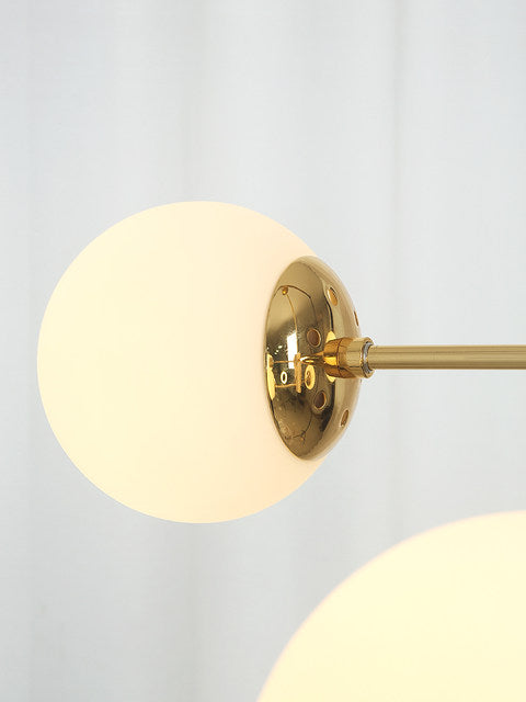 Lampara Techo Modelo Napoles Color Dorada 6 soquetes