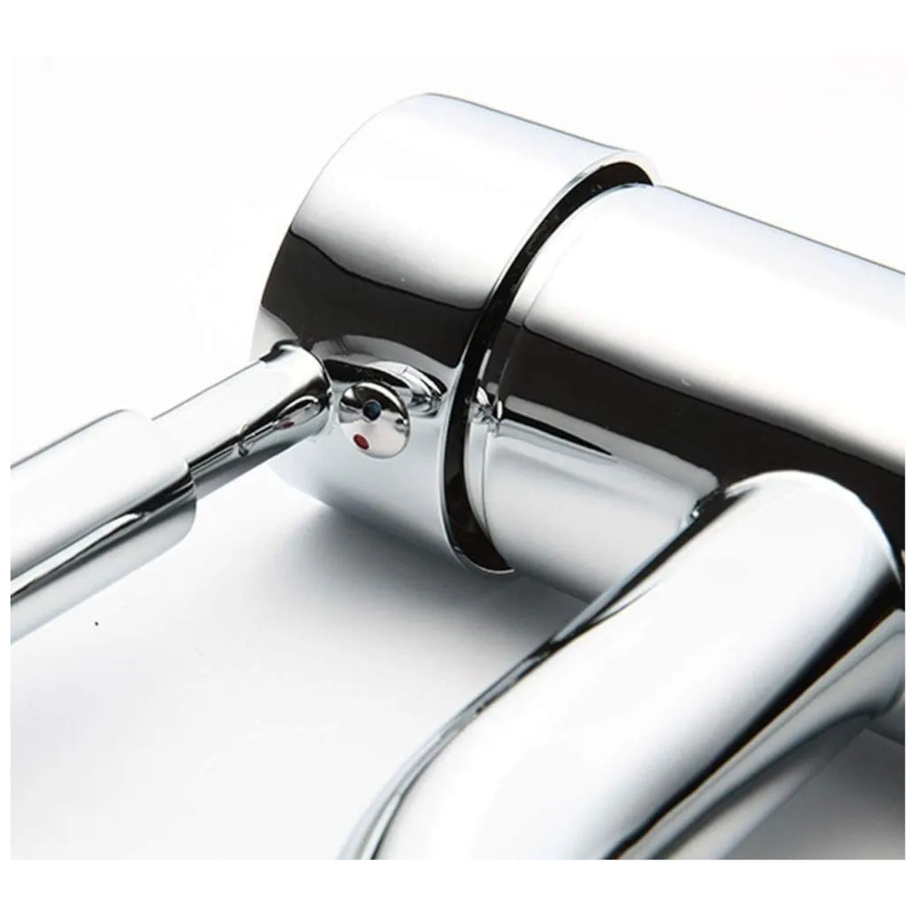 Llave Monomando Baño Lavamanos Plata