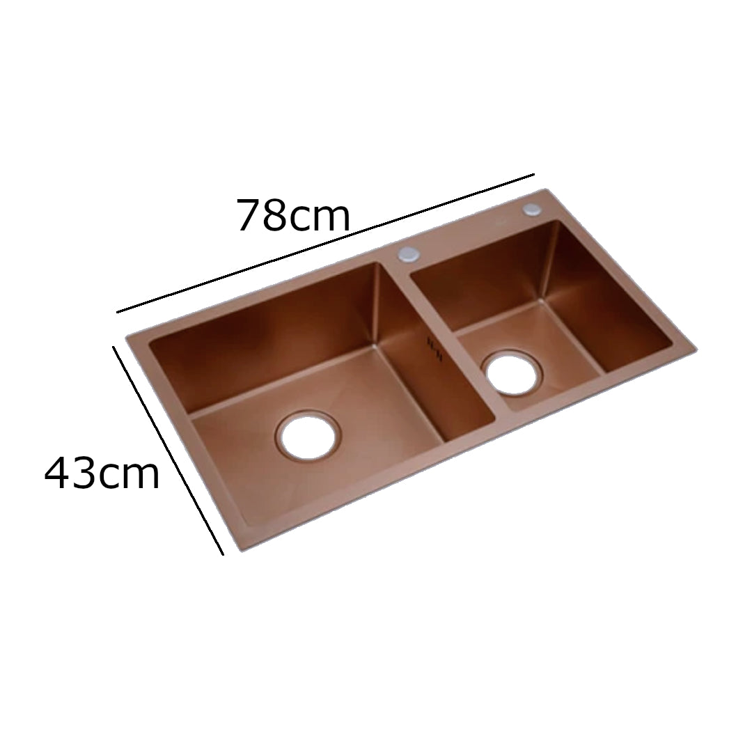 Lavaplatos 78x43 cm "Cobre"